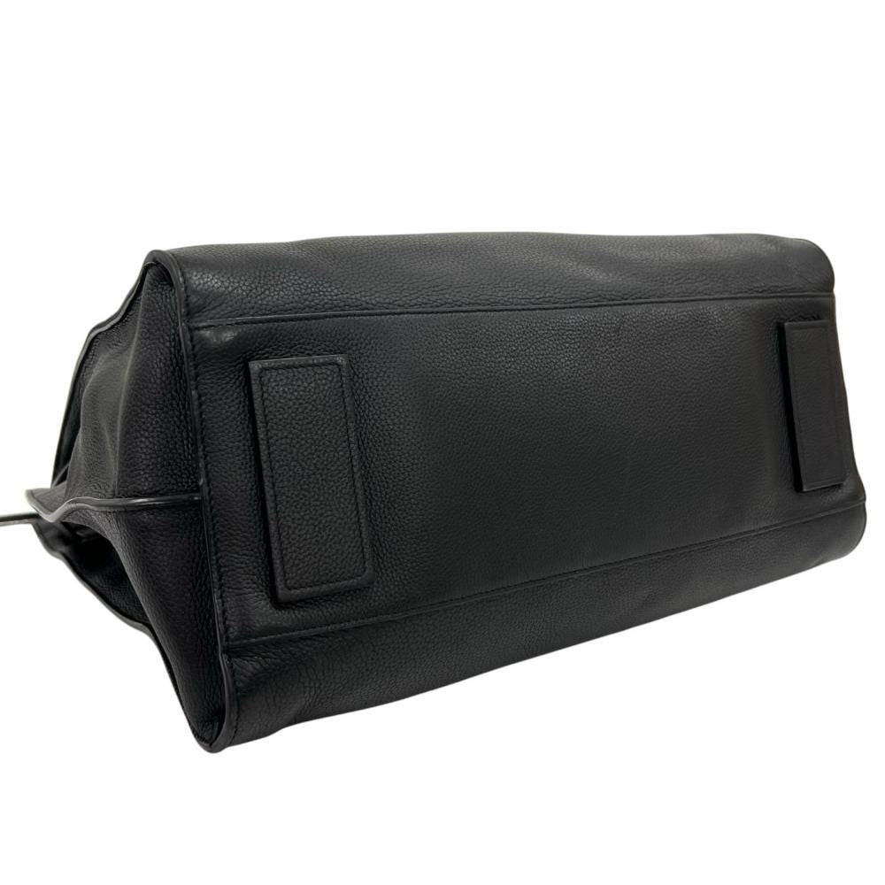 Saint Laurent Paris Tote Sac de Jour Shoulder Leather Black — view 3