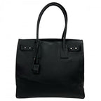 Saint Laurent Paris Tote Sac de Jour Shoulder Leather Black