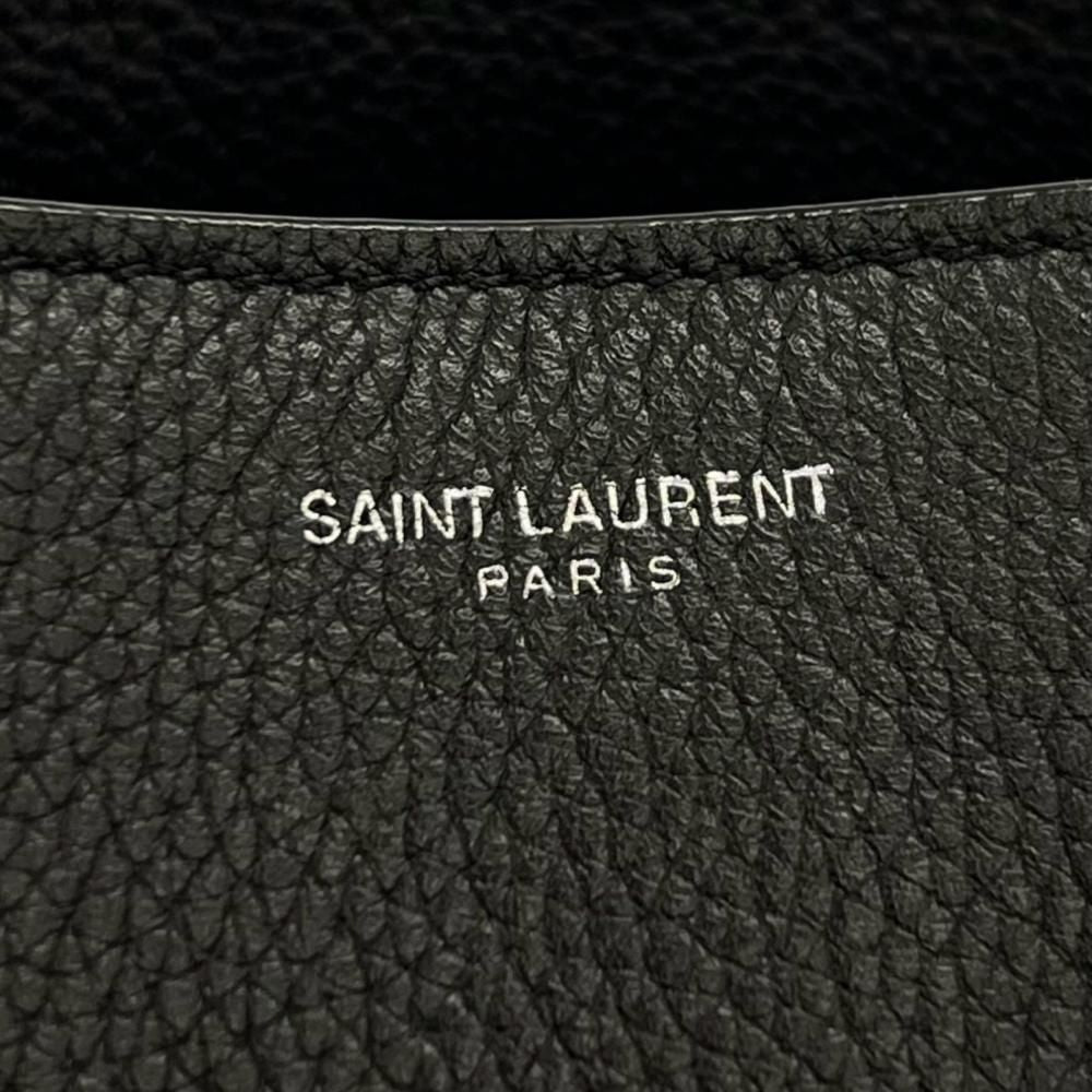 Saint Laurent Paris Tote Sac de Jour Shoulder Leather Black — view 4