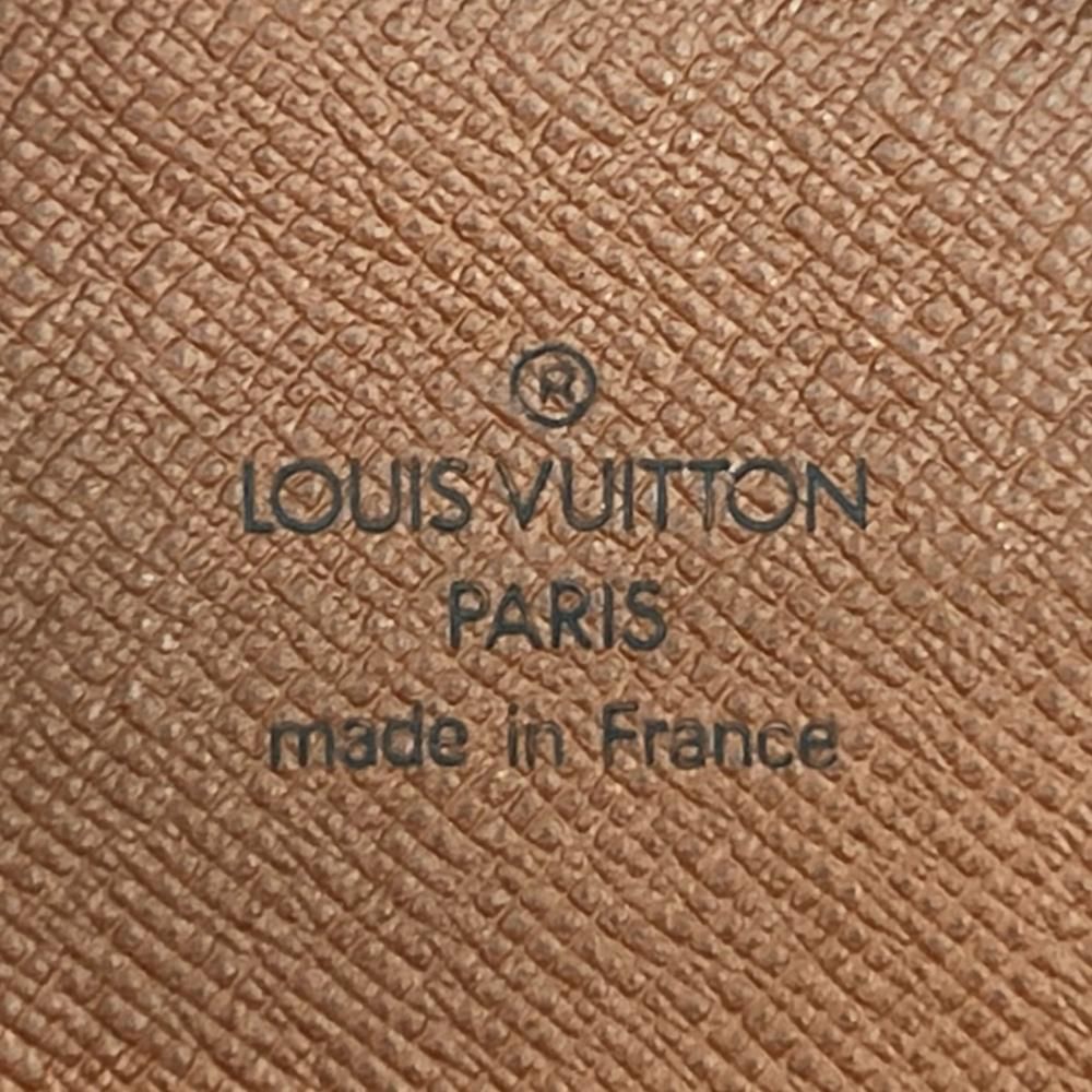 Louis Vuitton Cite MM Square Shoulder Bag Monogram Canvas Brown Gold — view 6