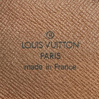 Louis Vuitton Cite MM Square Shoulder Bag Monogram Canvas Brown Gold — view 6