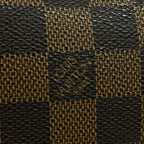 Louis Vuitton Handbag Trousse Makeup Pouch Damier Canvas Brown Gold — view 6