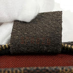 Louis Vuitton Handbag Trousse Makeup Pouch Damier Canvas Brown Gold — view 7