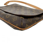 Louis Vuitton Shoulder Bag Musette Tango Monogram Canvas Brown Gold — view 8
