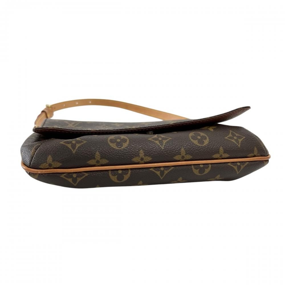 Louis Vuitton Shoulder Bag Musette Tango Monogram Canvas Brown Gold — view 3