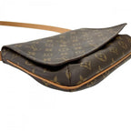 Louis Vuitton Shoulder Bag Musette Tango Monogram Canvas Brown Gold — view 7