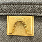 Celine 2-Way Belt Bag Crossbody Calfskin Gray Gold — view 6
