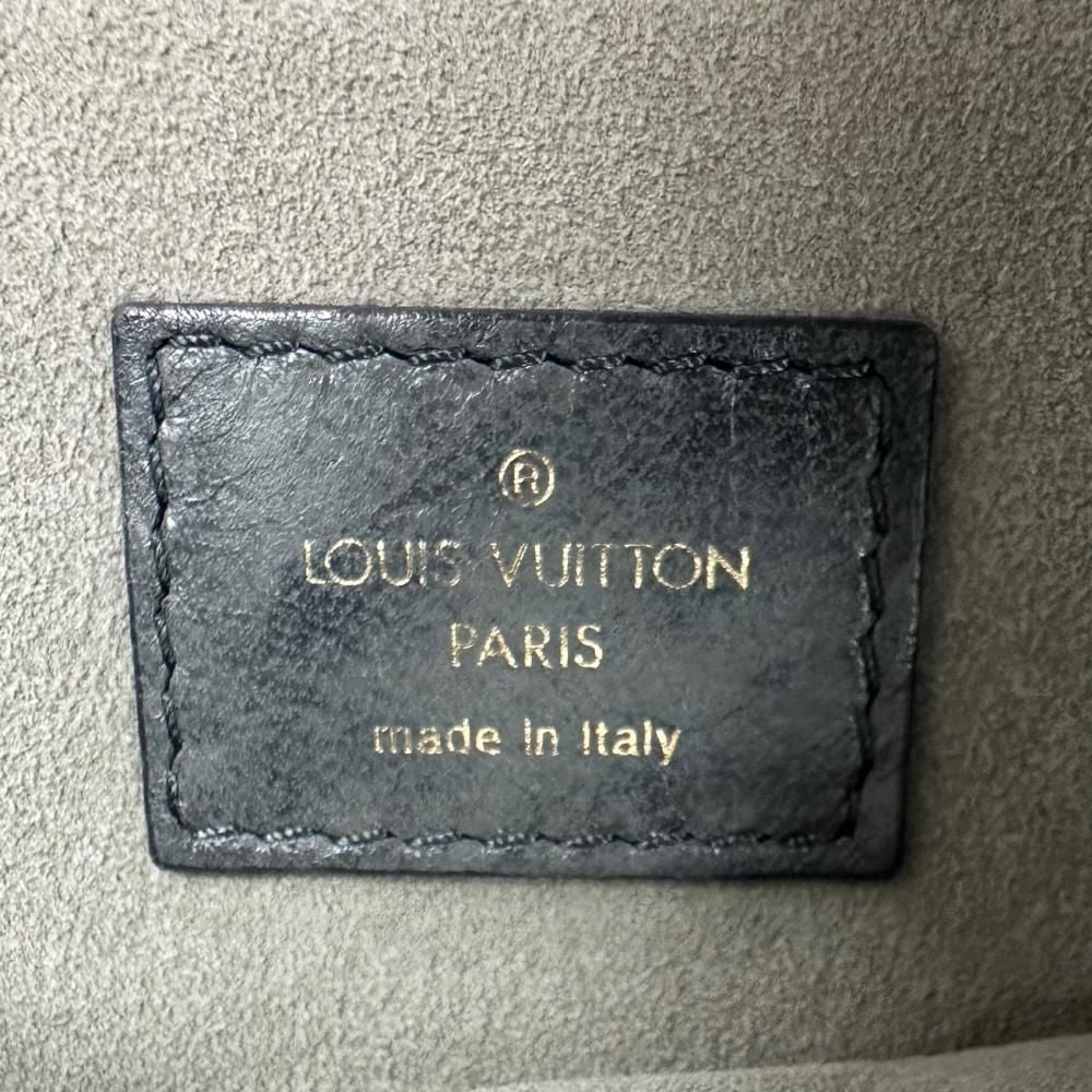 Louis Vuitton Shoulder Bag Monogram Olympe Nimbus PM Lambskin Gray Gold — view 5