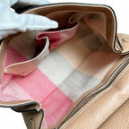 Gucci 2-Way Bamboo Daily Shoulder Bag Crossbody Leather Beige Silver — view 4