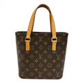Louis Vuitton Handbag Vavin PM Monogram Canvas Brown Gold