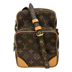 Louis Vuitton Shoulder Bag Amazon Crossbody Monogram Canvas Brown Gold