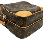 Louis Vuitton Shoulder Bag Amazon Crossbody Monogram Canvas Brown Gold — view 8