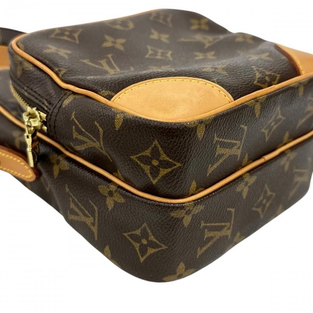 Louis Vuitton Shoulder Bag Amazon Crossbody Monogram Canvas Brown Gold — view 8