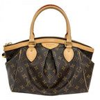Louis Vuitton Handbag Tivoli PM Monogram Canvas Brown Gold