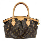 Louis Vuitton Handbag Tivoli PM Monogram Canvas Brown Gold — view 2