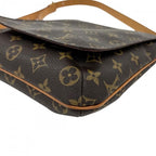 Louis Vuitton Shoulder Bag Musette Salsa Short Monogram Canvas Brown Gold — view 8