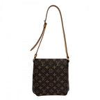 Louis Vuitton Shoulder Bag Musette Salsa Short Monogram Canvas Brown Gold