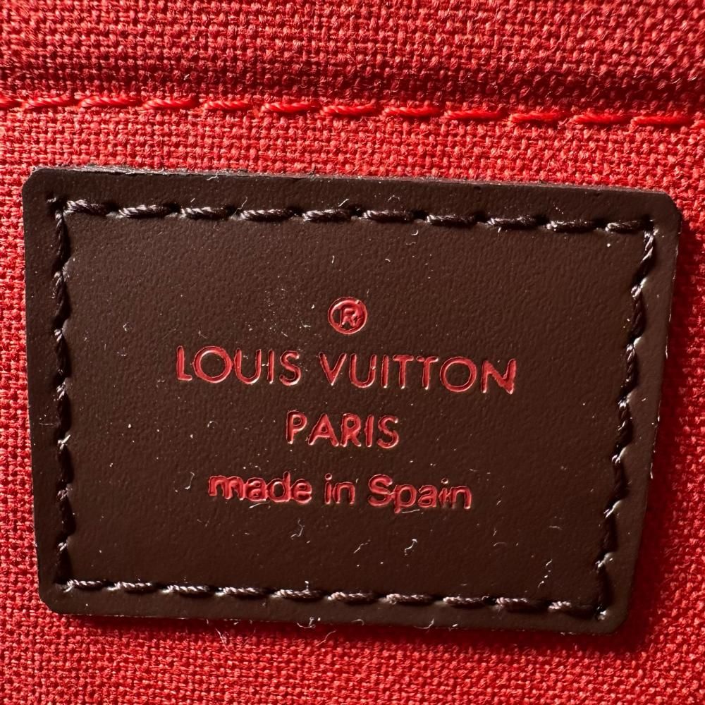 Louis Vuitton Handbag Damier Ebene Riviera PM Mini Canvas Brown Gold — view 5