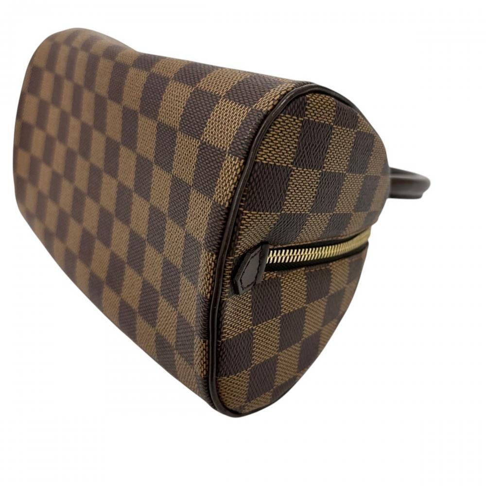 Louis Vuitton Handbag Damier Ebene Riviera PM Mini Canvas Brown Gold — view 8