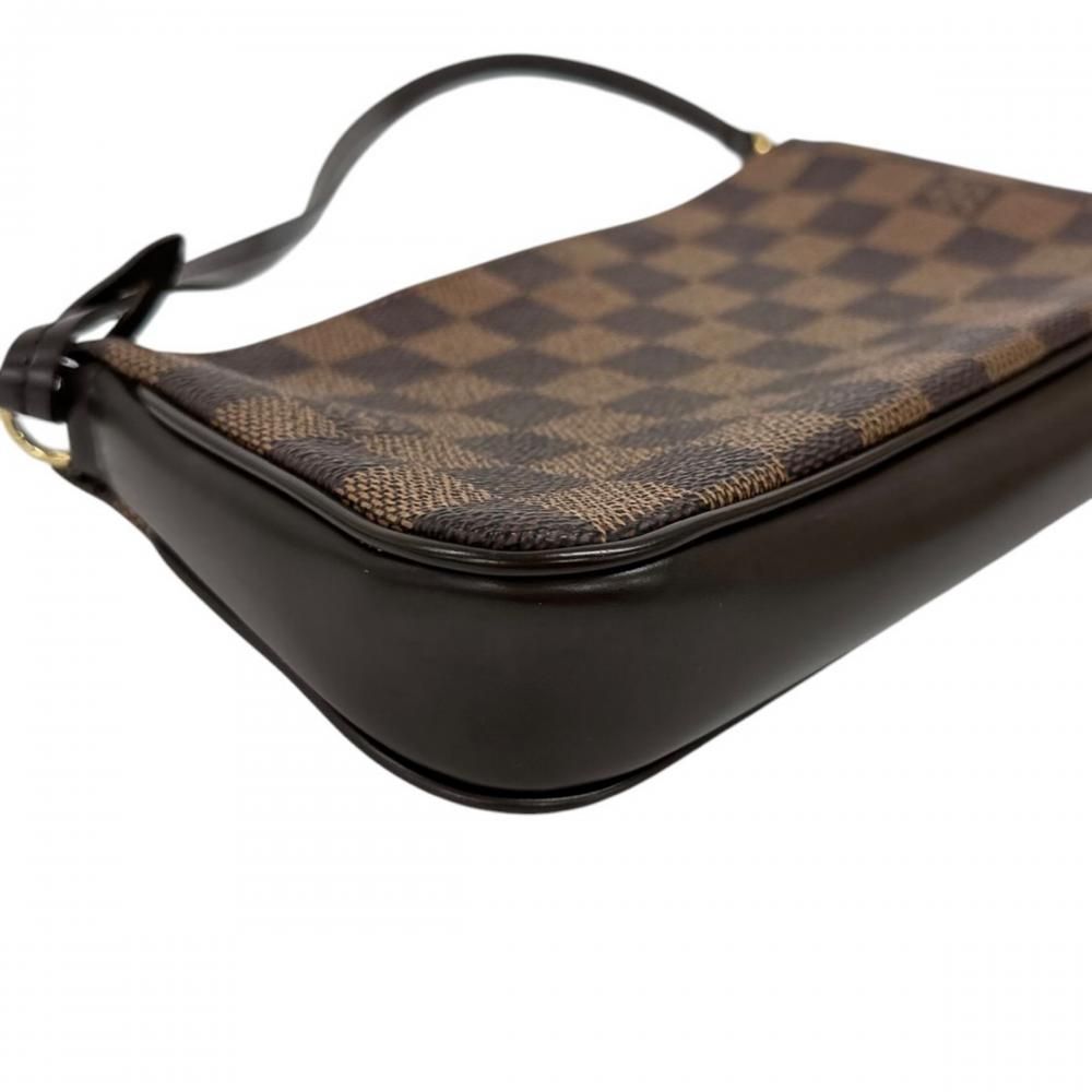 Louis Vuitton Handbag Navona Pouch Damier Canvas Brown — view 7
