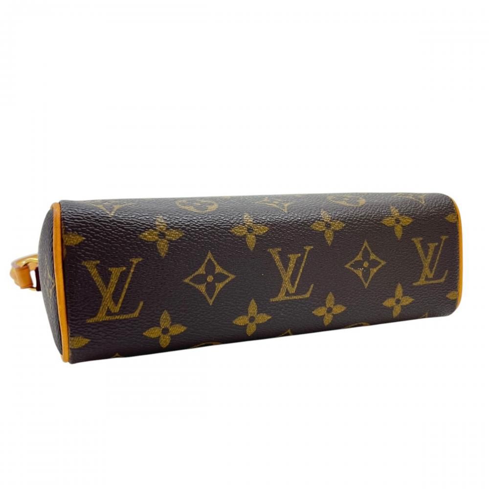 Louis Vuitton Handbag Recital Single Handle Monogram Canvas Brown Gold — view 3