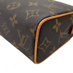 Louis Vuitton Handbag Recital Single Handle Monogram Canvas Brown Gold — view 7