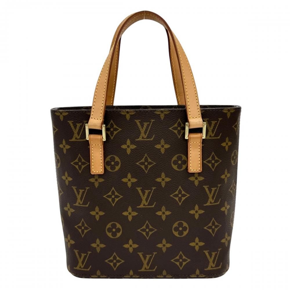 Louis Vuitton Handbag Vavin PM Monogram Canvas Brown Gold
