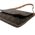 Louis Vuitton Shoulder Bag Musette Tango Short Monogram Canvas Brown Gold — view 8