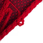 Louis Vuitton Scarf Logomania LV Logo Wool Silk Ruby — view 4
