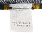 Louis Vuitton Shawl Monogram Shine Large Silk Wool Rayon Black Scarf — view 4
