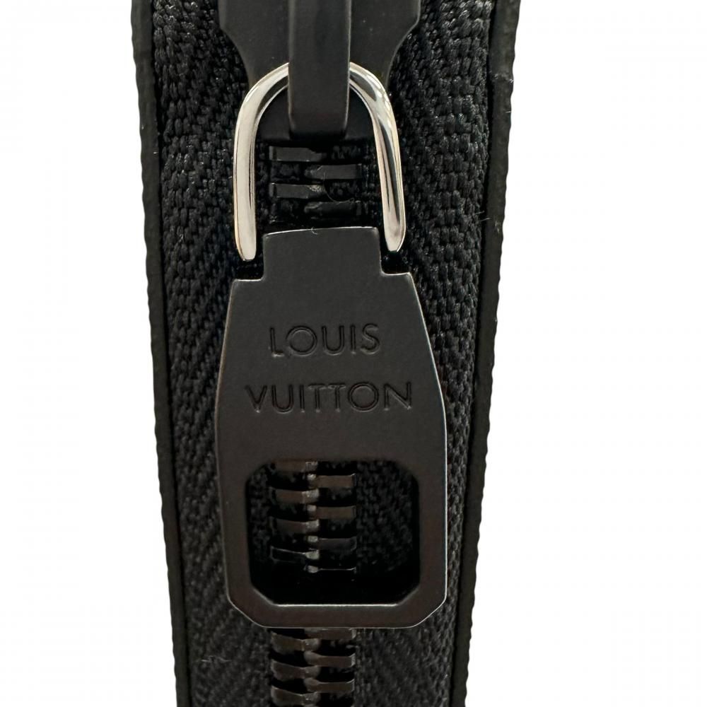 Louis Vuitton Wallet Zippy Horizontal Zip Around Leather Monogram Midnight — view 6