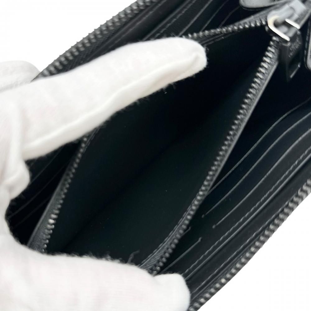 Louis Vuitton Wallet Zippy Horizontal Zip Around Leather Monogram Midnight — view 5