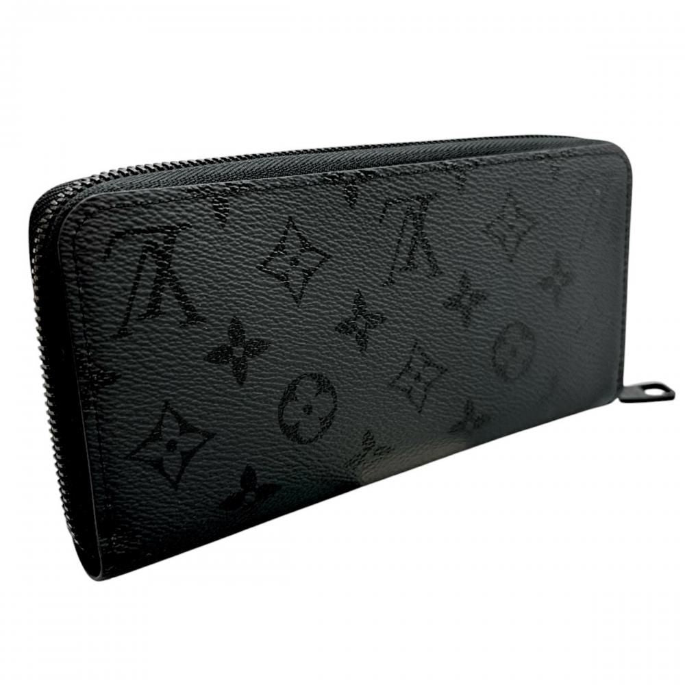 Louis Vuitton Wallet Zippy Horizontal Zip Around Leather Monogram Midnight — view 3