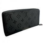 Louis Vuitton Wallet Zippy Horizontal Zip Around Leather Monogram Midnight — view 3