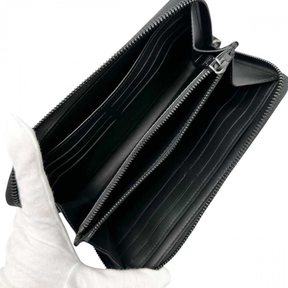 Louis Vuitton Wallet Zippy Horizontal Zip Around Leather Monogram Midnight — view 4