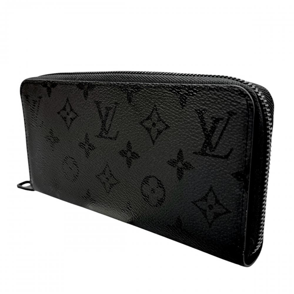 Louis Vuitton Wallet Zippy Horizontal Zip Around Leather Monogram Midnight — view 2