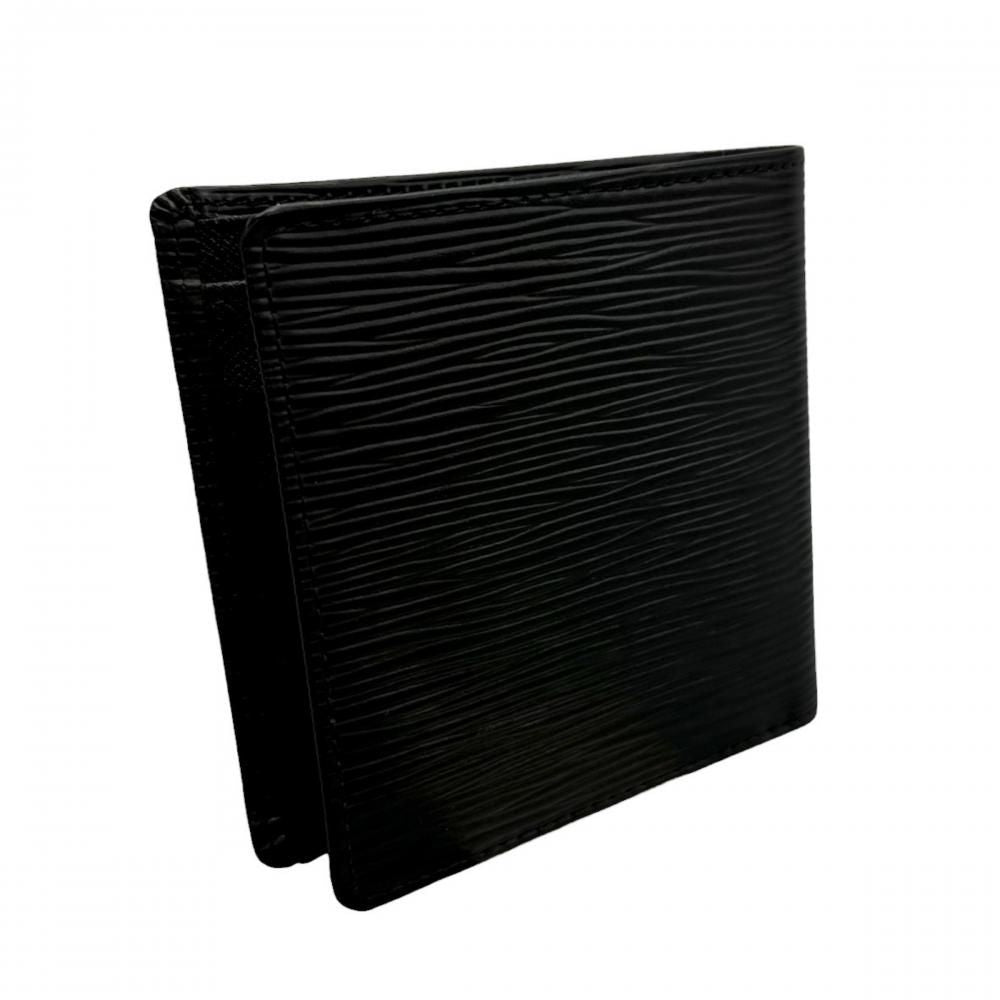 Louis Vuitton Bifold Wallet Portefeuille Marco Epi Leather Black — view 2