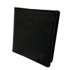 Louis Vuitton Bifold Wallet Portefeuille Marco Epi Leather Black — view 3