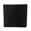 Louis Vuitton Bifold Wallet Portefeuille Marco Epi Leather Black