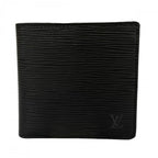 Louis Vuitton Bifold Wallet Portefeuille Marco Epi Leather Black