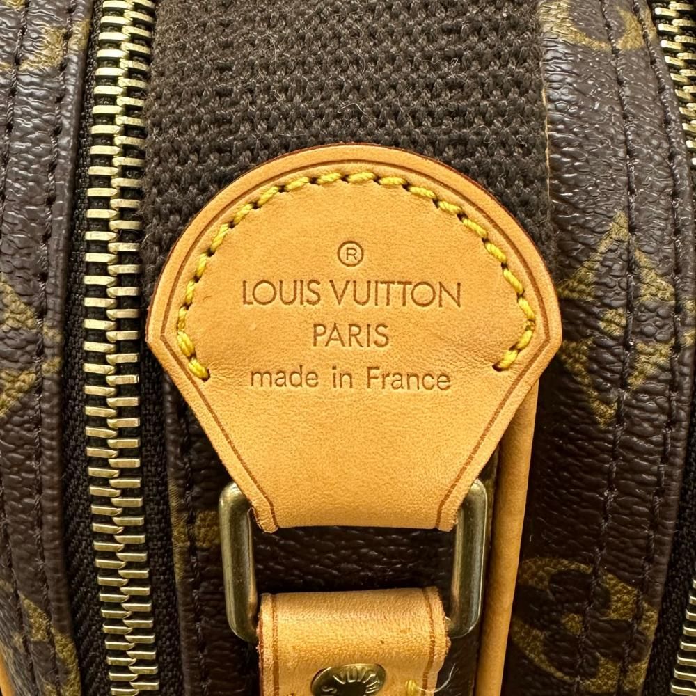 Louis Vuitton Shoulder Bag Reporter PM Crossbody Monogram Canvas Brown Gold — view 5