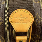 Louis Vuitton Shoulder Bag Reporter PM Crossbody Monogram Canvas Brown Gold — view 5