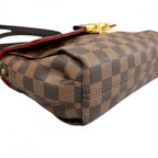 Louis Vuitton Shoulder Bag Croisette 2-Way Crossbody Damier Canvas Brown Gold — view 7