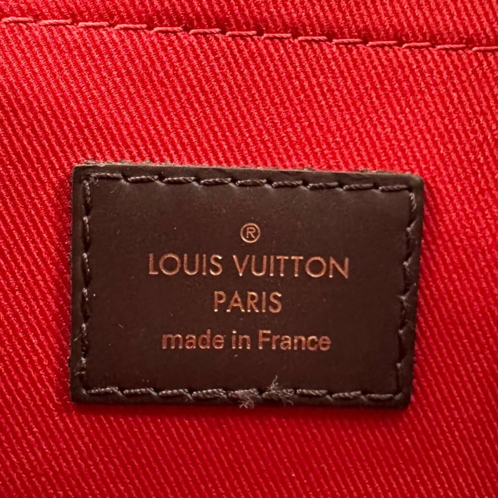 Louis Vuitton Shoulder Bag Croisette 2-Way Crossbody Damier Canvas Brown Gold — view 5