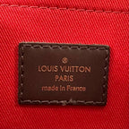 Louis Vuitton Shoulder Bag Croisette 2-Way Crossbody Damier Canvas Brown Gold — view 5