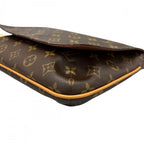 Louis Vuitton Shoulder Bag Musette Tango Long Crossbody Monogram Canvas Brown — view 8