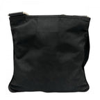 Prada Shoulder Bag Tessuto Triangle Logo Crossbody Nylon Black Silver — view 2