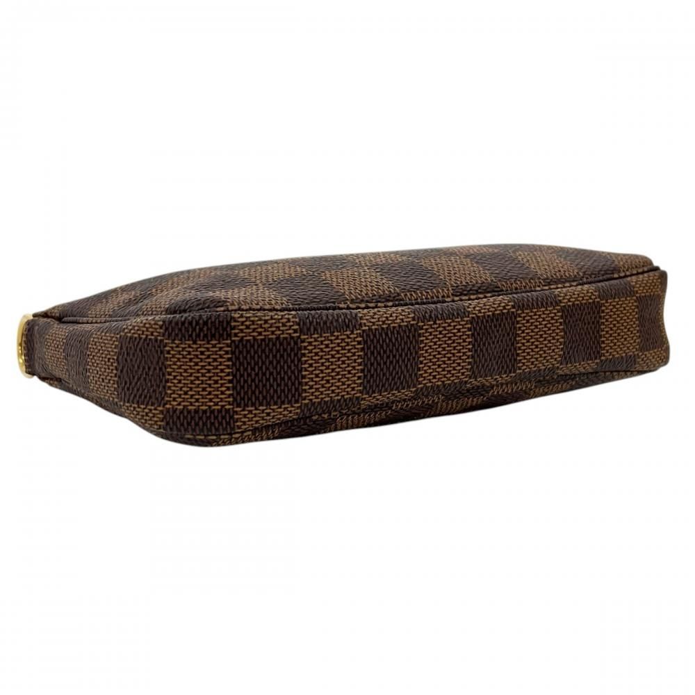 Louis Vuitton Pouch Damier Ebene Pochette Accessoires Brown Gold — view 3