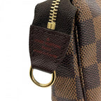 Louis Vuitton Pouch Damier Ebene Pochette Accessoires Brown Gold — view 6