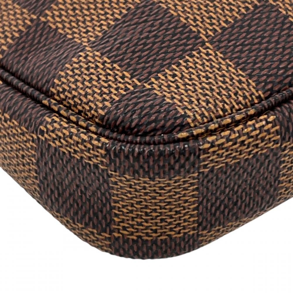 Louis Vuitton Pouch Damier Ebene Pochette Accessoires Brown Gold — view 8